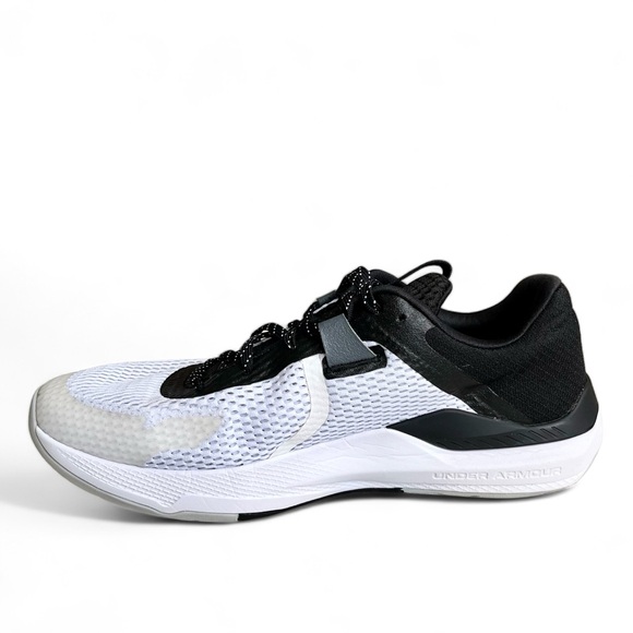 Under Armour Project Rock BSR 2 Training Crossfit Shoes White Black Mens US 11.5 - Picture 11 of 13